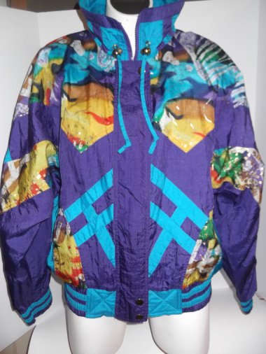 This may actually be the ugliest coat from the '80s, and that, as you know, is quite a tough title to win. By CarnivalofFASHION who specializes in awful vintage