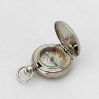 Antique German Miniature Hunter Compass / Compass Fob