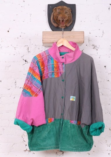 As terrible as this jacket is - and it is - The real reason I'm including it is because it's sold by the extraordinarily self aware SansAllure, which made me laugh