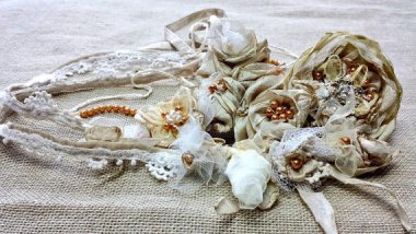 Guess what this is. Oh, come on. Give it a try! If you guessed a pile of dirty laundry, you'd be wrong. It's a necklace! By LuxuryCoutureBridal