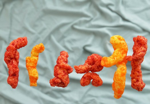 And the winner in the worst holiday hostess gift of all time . . . this Wize Crunchy Cheez Doodles® nativity scene. By CheeseCurlArt