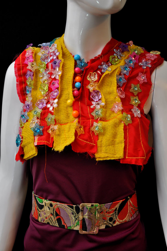 As with most other categories I've explored, it seems the key to Etsy style is just sticking things to other things. "Bodycon" dress by IncogneetoVintage