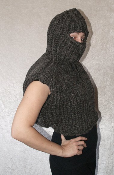 This listing title starts with "Extra scratchy." By ItchyNinja (Just kidding. It's by Strickolino, but wouldn't that be funny?)