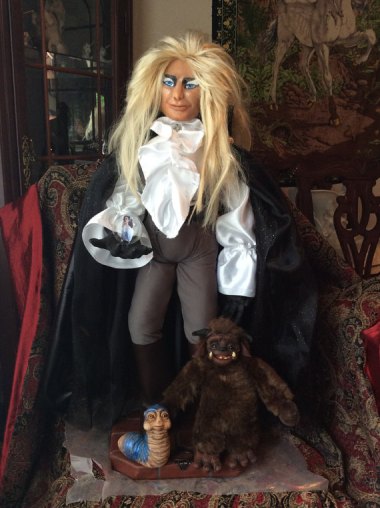 It seemed fitting to start with a little Bowie tribute. Only slightly creepy Goblin King doll by Panlora