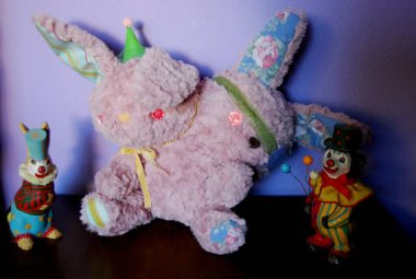 "Adorable" two-headed bunny. By MechanicalCircus