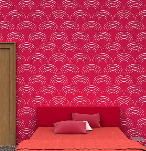 Art Deco stencil by DecorZe