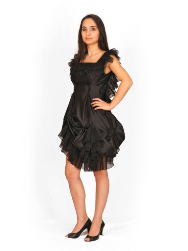 Looks like someone's first experiment with ruffles. By RominaFashion