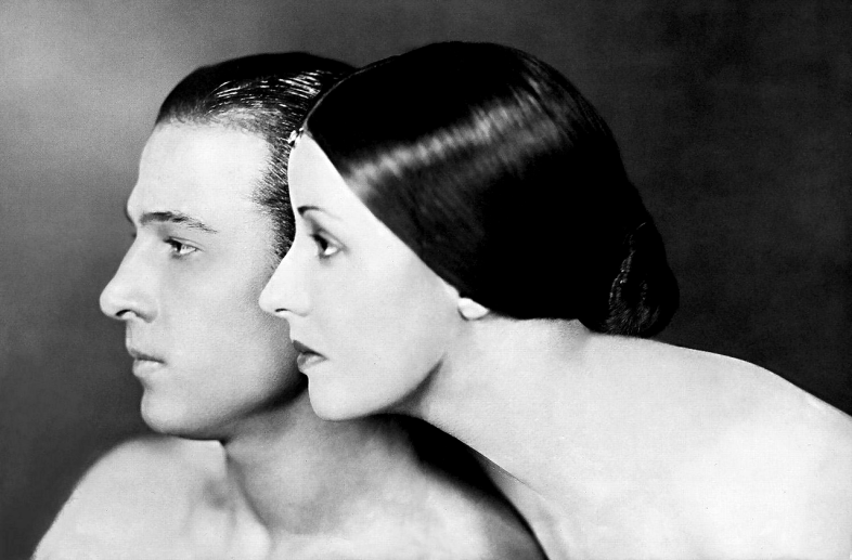 Rudolph Valentino and Wife Natacha Rambova by James Abbe