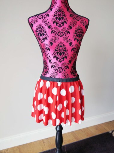 Running skirt. Guess who she's running away from? By PrettyPumpkin