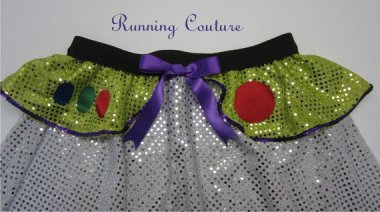 Perhaps the dopiest running skirt ever. By RunningCouture, if you can imagine