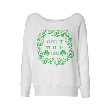 This is a refreshing alternative to the endless "Kiss Me, I'm Irish" wear. By TeesAndTankYouShop