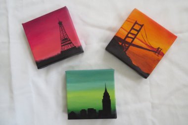 They claim to be fan art from some book series. Whatever else they are, they're adorable! By BlueberryBlooms