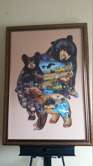 Sure, it's an ugly, framed, solved puzzle, but the $1,300 price tag will let Dad know you care. By PremiumPuzzles