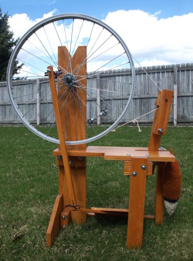 The most hipster project ever. How much time do you have on your hands that you're going to actually MAKE YOUR OWN SPINNING WHEEL? 