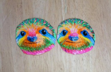 Sloth pasties, for when you're dancing to this. By MoonwardDreams