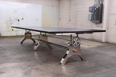 Like everything else they make, this conference table by VintageIndustrial makes me go all tingly!