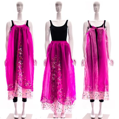 When I was a little girl, I would pull my half slip up to my armpits and pretend it was a strapless gown. Not something I ever thought an adult would attempt.