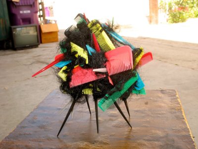 "Hair ball by famous artist."