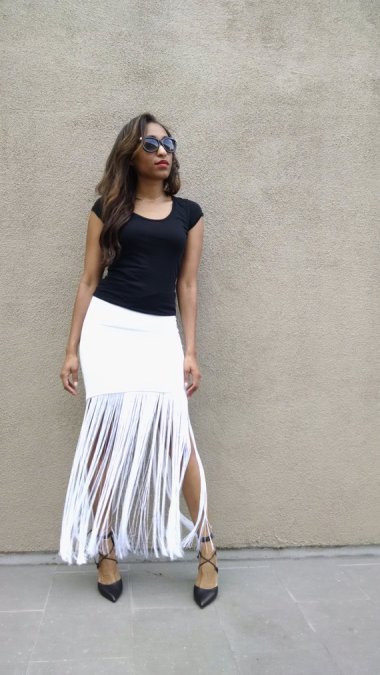 These skirts are great if you're not over the moon about the shape of your legs. By HouseOfLVA