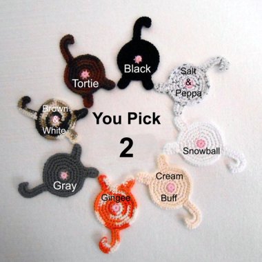 Cat butt coasters. Let me say that again. Cat. Butt. Coasters. Unacceptable.