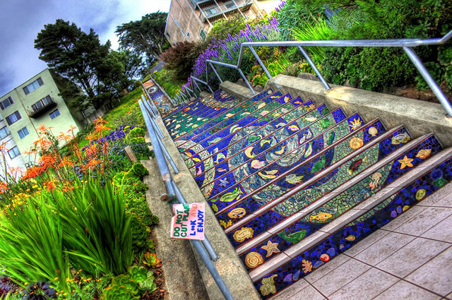 6th Avenue Tiled Steps, San FranciscoPhoto: Yellofish