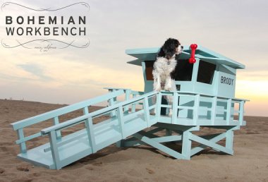 Lifeguard Stand Doghouse by BohemianWorkbench