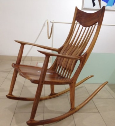 Sam Maloof-Inspired Rocking Chair by MilovicFurniture