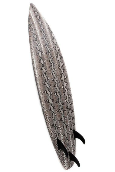 Elisabeth Weinstock Jeffrey's Bay (Decorative) Snakeskin Surfboard ($5,600) Fabulous!