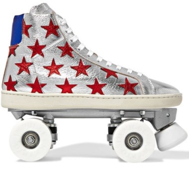 Saint Laurent roller skates ($1,195) These make me long for the days of roller disco.