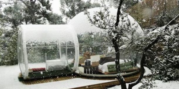 Honeywell Inflatable Bubble Tent ($1,950). Because who doesn't want to live in a snow globe?