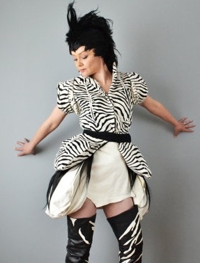 You're a sexy zebra with giant underpants!