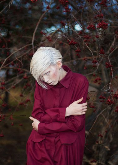 The photographer took so long, the poor model froze to death