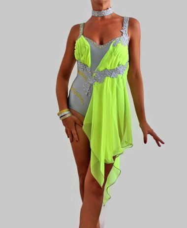 Materials: chiffon, spandex, sadness