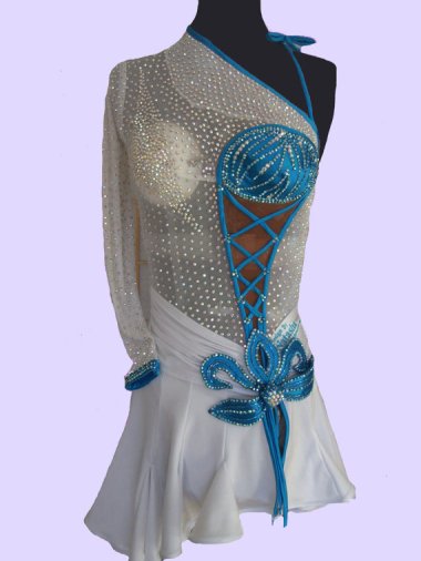 Worried that your drastically asymmetrical breasts will cost you points on the dance floor? Why not turn them into a feature?