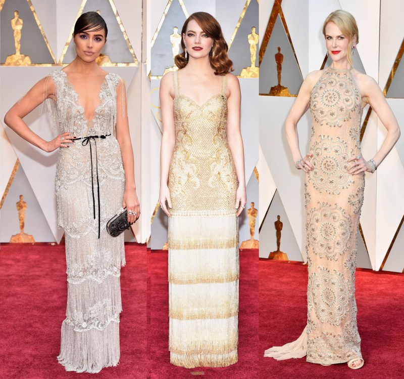 Beading was another very common theme that I really enjoyed. And it pretty much looked good on everyone!