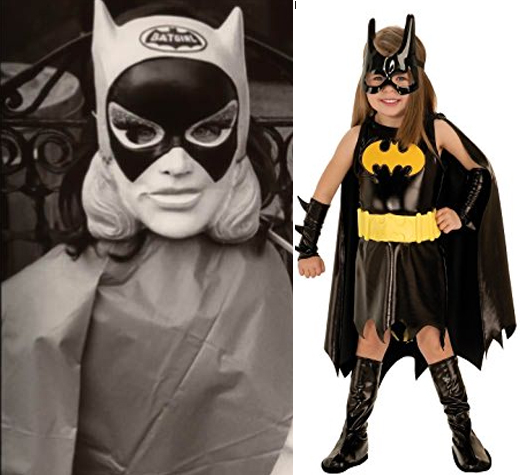 Bat Girl Then Now