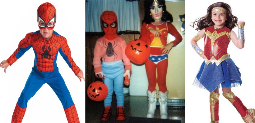 spiderman and ww then and now